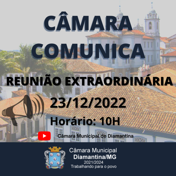 REUNIÃO EXTRAORDINÁRIA!