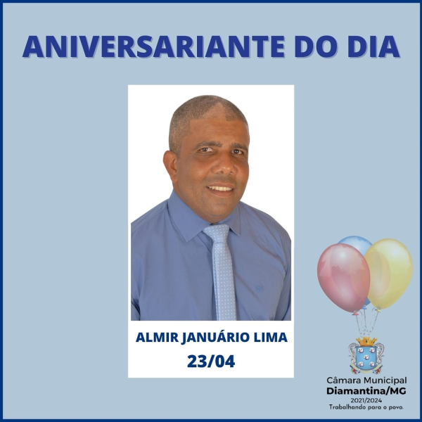 PARABÉNS, ALMIR JANUÁRIO LIMA!