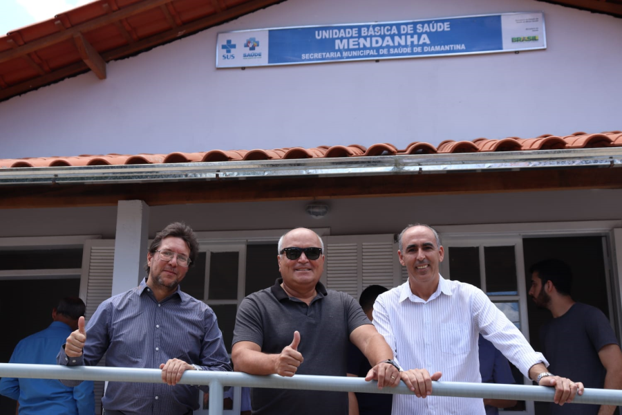 CÂMARA MUNICIPAL DE DIAMANTINA PARTICIPA DA INAUGURAÇÃO DO POSTO DE SAÚDE EM MENDANHA!