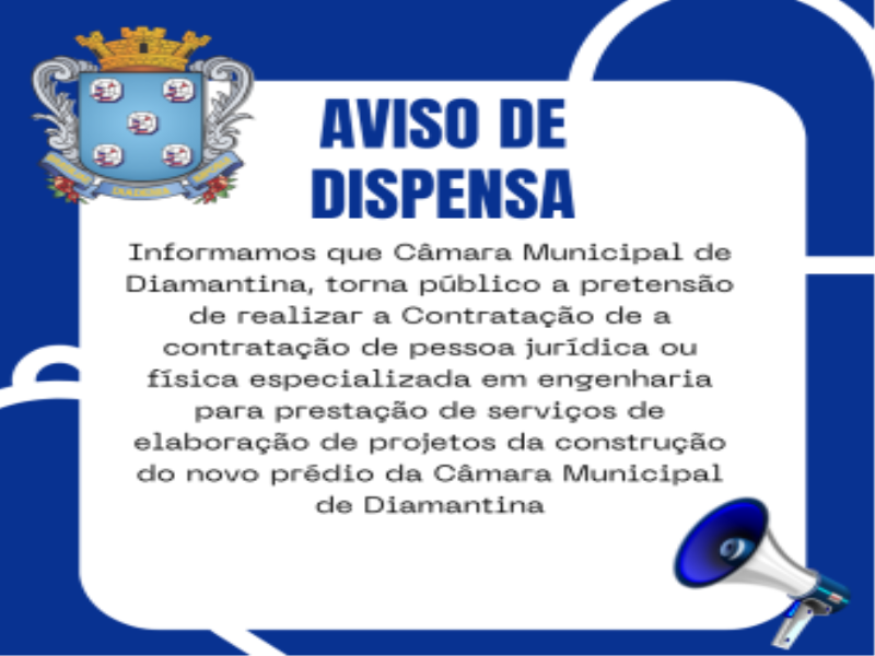 AVISO DE DISPENSA 